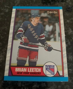 1989-90 O-PEE-CHEE Hockey #136 Brian Leetch Rookie.......NM-MT - Bild 1 von 2