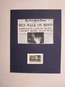 Apolo 11 - Sello Neil Armstrong aterriza en la Luna y el alunizaje   - Imagen 1 de 1