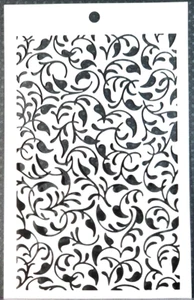 Plant Vines Creeper Pattern Stencil  5" x 8" - Picture 1 of 1