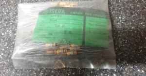 JOBLOT 100 x ISKRA 10M 1/2 WATT 5% NOS RESISTOR 0.5W (AA-199) - Picture 1 of 4