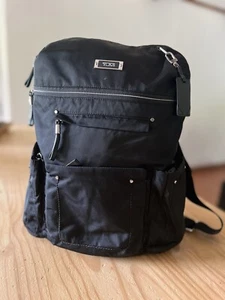 tumi black nylon backpack - Picture 1 of 8