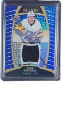 2019-20 Upper Deck Allure Jersey Auto Blue Line #21 Jake Guentzel Jersey /25