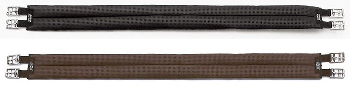 Wintec elastisch lang Standard GP oder Jump Stretch Riemen 90 - 155 cm schwarz/braun