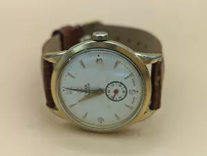 VINTAGE CYMA NAVYSTAR CYMAFLEX MENS AUTOMATIC WATCH GOLD PLATED - Picture 1 of 5