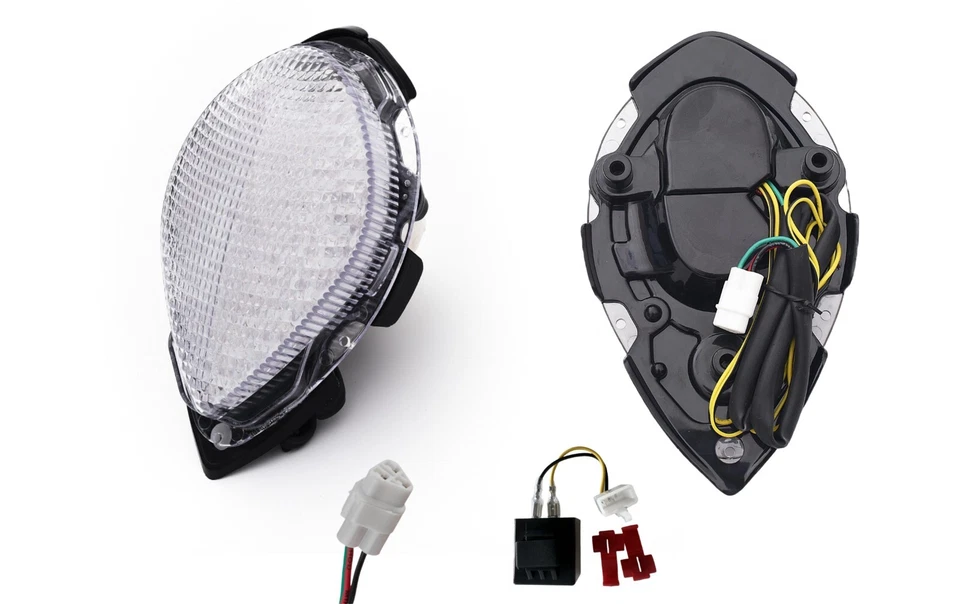 Para Yamaha XV1700 Road Star Silverado S; Lanterna traseira de freio LED + sinais - Imagem 1 de 4