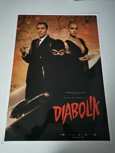DIABOLIK Original Movie Poster 27x40" Italian MARINELLI LEONE MASTANDREA - Picture 1 of 2