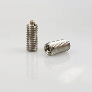 Federnde Druckstücke mit ISK u. Druckstück M8 Edelstahl A2 - verst. Federkraft - Picture 1 of 2