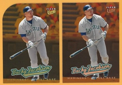 BUCKY JACOBSEN Lot of (2) 2005 Ultra ALL-Rookie Base & Gold Medallion Cards - Image 1 of 2
