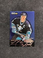 1997-98 UPPER DECK COLLECTORS CHOICE PAUL KARIYA STARQUEST QUAD PARALLEL #SQ-85