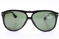 Persol PO3008S 95/31 Authentic ROADSTER Black Silver Accents Sunglasses