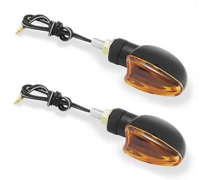 BikeMaster Universal Mini Stalk V-Shape Amber Marker Lights 266011 - New - Picture 1 of 1