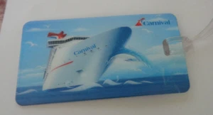 Carnival Cruise Ship - Dolphin Lenticular - Etiqueta de equipaje - Imagen 1 de 2
