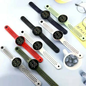 LED Digital Screen Wrist Sport Watch For Men Women Unisex Boys Girls Kids Gift - Picture 1 of 12