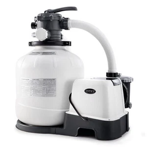 Intex 2,150 GPH Krystal Clear Saltwater System & Sand Filter Pump (Open Box) - Picture 1 of 10