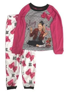 Jojo Siwa Girls Bling It On Santa Pajamas Christmas Holiday Sleep Set - Picture 1 of 1