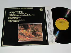 VIEUXTEMPS Violin Concertos No 4 & 5 LP 1984 Zino Francescatti Pinchas Zukerman - Picture 1 of 4