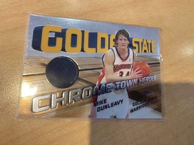 2004-05 Topps Chrome Chrometown Heroes Mike Dunleavy Jr. Relic Jersey #d 878/985 - Image 1 of 1