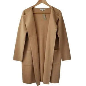 J. Crew Juliette Collarless Sweater Blazer S Brown Wool Blend NWT $159 J6339 - Picture 1 of 6