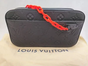 Bolso Cinturón Louis Vuitton Pochette Volga Monograma Empreinte Virgil Abloh - Imagen 1 de 6