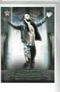 Seth Rollins 2021 WWE Undisputed  Insert  Card gs-13 Grand Slam Champion Star!