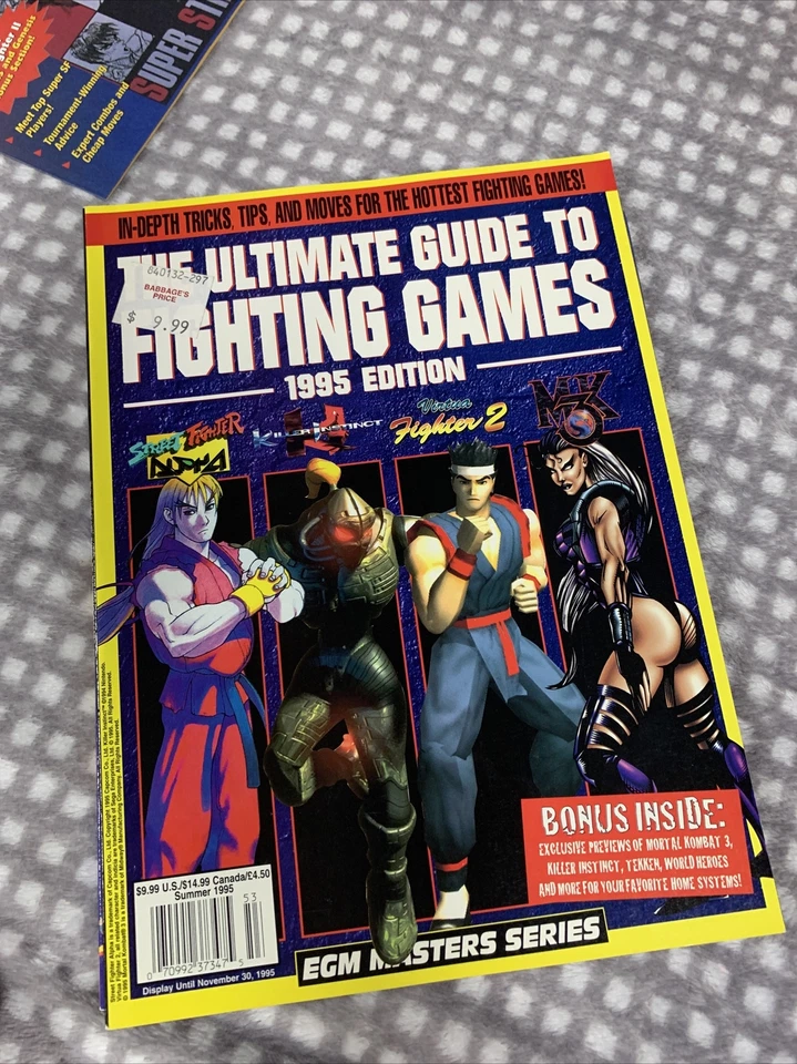 Rare Vintage The Ultimate Guide to Fighting Games 1995 Edition Virtua Fighter - Image 1 of 1