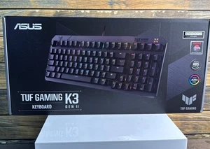 ASUS TUF Gaming K3 Gen II Optical-Mechanical RGB Keyboard - Picture 1 of 10