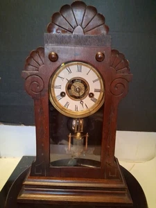 Vintage E Ingraham Co Manteluhr - gewartet und funktioniert. Wunderschön  - Bild 1 von 16