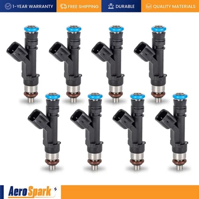 Juego de 8 inyectores de combustible para Ford Lobo 2011-2017 5,0 L V8 FJ1132 0280158227 Foto 1 de 4