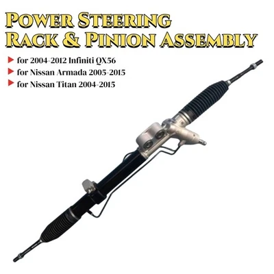 Power Steering Rack and Pinion Assembly for Nissan Pathfinder Armada QX56 Titan Foto 1 de 4