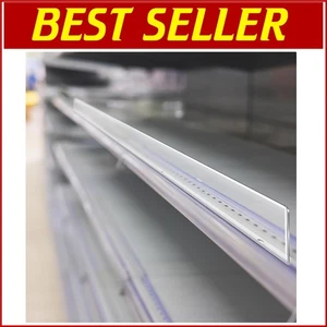 Quality Clear Front Shelf Fences with 60 Screws - Easy Installation for Retail - Picture 1 of 9