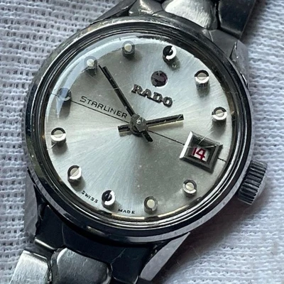 Rado Starliner 790 Automatic Watch Silver Dial Ladies Swiss Made 22mm - image 1 of 4
