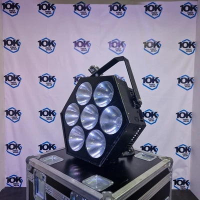 I-PIX BB 7 LED RGB Beamlight, Set of 6 fixtures in 2 Flightcases - Image 1 of 4