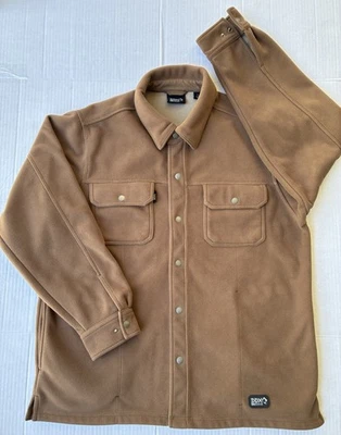 DDX Dri-Duck Shirt Jacket Mens Large L Brown Heavyweight Full Snap Pockets 5312 - Image 1 of 4