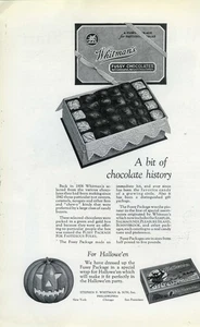 1926 Whitman's Chocolates Halloween Vintage MAGAZINE PRINT AD Gift Idea! (4804) - Picture 1 of 1