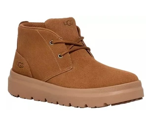 $ 250 UGG Burleigh Chestnut WP WILDLEDER/WOLLE CHUKKA STIEFELETTEN, HERREN US 10 - Bild 1 von 6