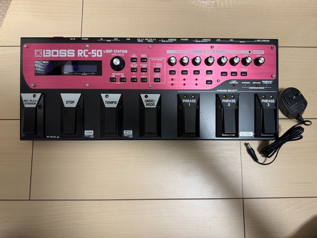 ギター BOSS RC50 るりの来福記録: BOSS Loop Station RC-50(ルーパー)を購入しました