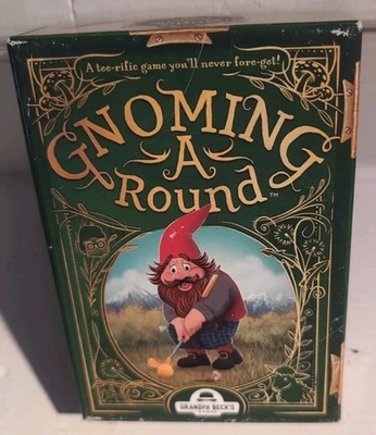 Juego de cartas Gnoming A Round Grandpa Beck's Games COMPLETO Golf ¡EXCELENTE ESTADO USADO! Estrategia LEER Foto 1 de 4