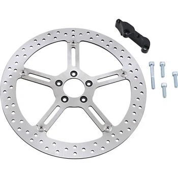 Arlen Ness 02-965 Big Brake Floating Front Rotor Kit 00-17 Softail w/18" Wheel - Image 1 of 1