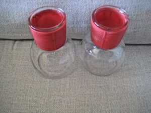 2 Vintage Jeanette Glas Co Kaffee Tee Karaffen - Bild 1 von 6