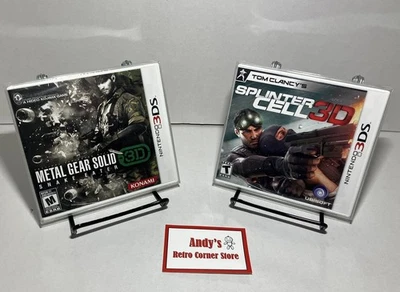 Nintendo 3DS - Metal Gear Solid 3D y Splinter Cell 3D - SELLADO DE FÁBRICA 🔥 Foto 1 de 4