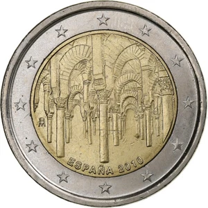 [#1250923] Hiszpania, Juan Carlos I, 2 Euro, UNESCO, 2010, Madrid, MS(63), Bimet - Zdjęcie 1 z 2
