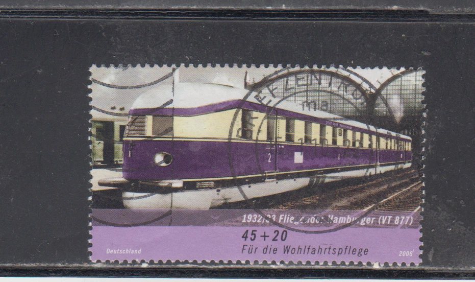 GERMANY :  2006 - USED  - SCOTT # B977  SEMI POSTAL / TRAINS - Image 1 of 1