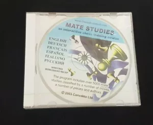 Chess Assistant Mate Studies Interactive Chess Training Course CD Convekta 2003 - Picture 1 of 2