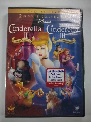 NEW - Disney Cinderella II & III: 2 Movie Collection DVD 2012 - Image 1 of 2