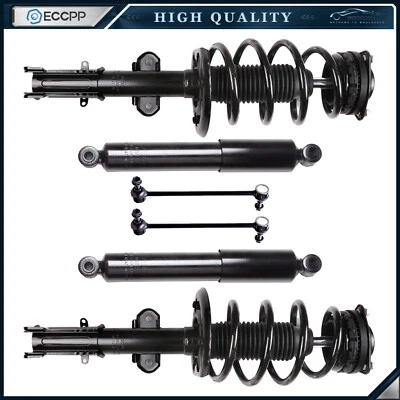 Front Rear Struts and Shocks Sway Bar Fits 2008 - 2016 Chrysler Town & Country — 第 1/4 张图片