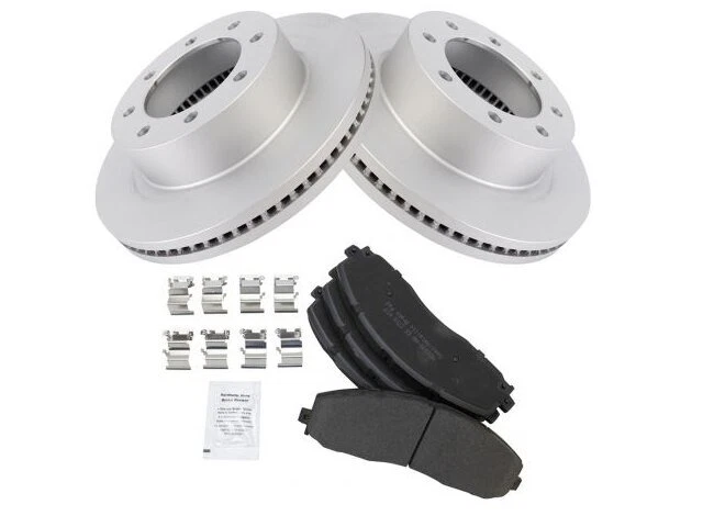 Kit de pastillas de freno delanteras y rotor TRQ 79QT82S para Ford F350 Super Duty 2013-2019 Foto 1 de 1