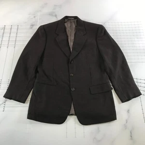 Corneliani Sport Coat Mens EUR 48R US 38R Brown Tweed Virgin Wool Three Button - Picture 1 of 13