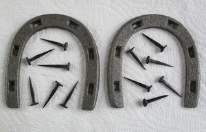Set British Army:"AMMO BOOT HEEL PLATES" (With Fixing Nails/Screws, Sizes 11+) - Picture 1 of 4