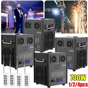2.5-5.5M Cold Spark Machine 700W Stage Effect DMX Firework Wedding 6.6-9.8ft - Picture 1 of 16