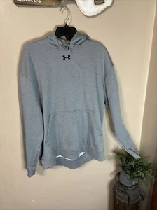Under Armour A16 Men's UA  Fleece Pullover Hoodie Gray - Picture 1 of 4